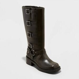 Wild Fable Rebel Distressed Riding Boots Brown - 8.5